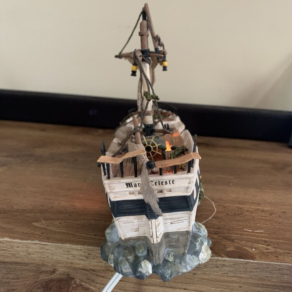 Department 56 The Spooky Schooner 56.55087 Original Box Sound Lights Work - Picture 4 of 10